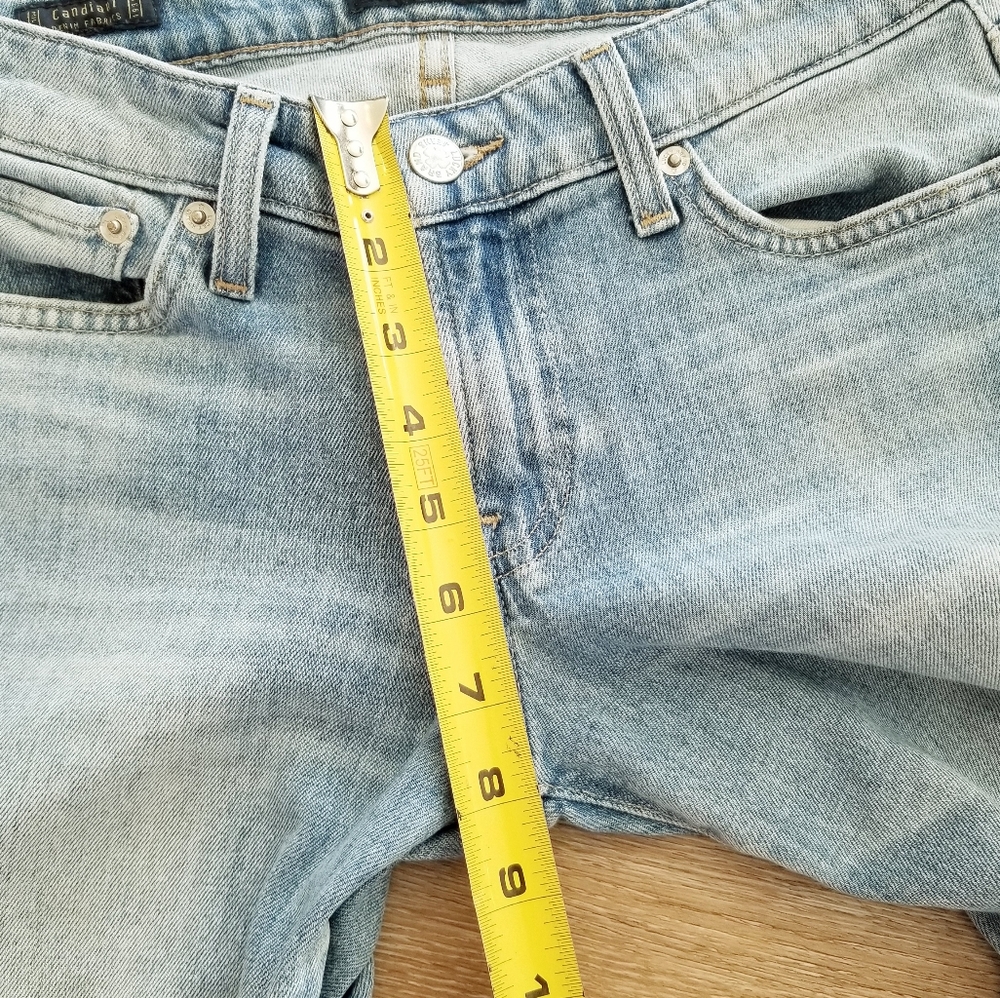 Lucky Brand Women's Straight Leg Denim Jean's Zip-up Candiani Fabric Ankle sz 25 - Picture 15 of 16